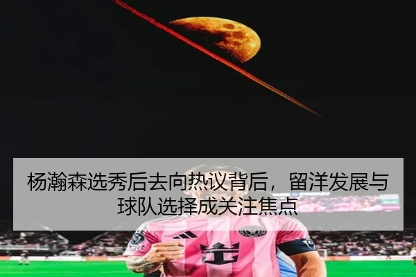 杨瀚森选秀后去向热议背后，留洋发展与球队选择成关注焦点 - FEIFAN